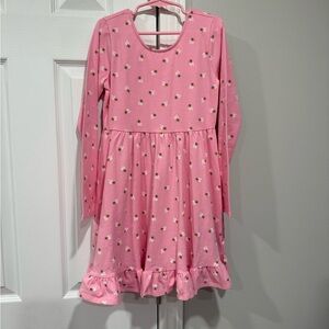 Crewcuts Pink Floral Long Sleeve Dress
